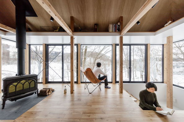 Ferienhaus, Wohnen, Materialitt, Holz, Am See, Natur