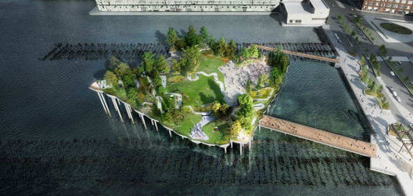 Pier von Heatherwick Studio in New York soll gebaut werden