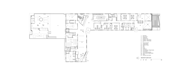 Erdgeschoss Kunsthochschule in Houston