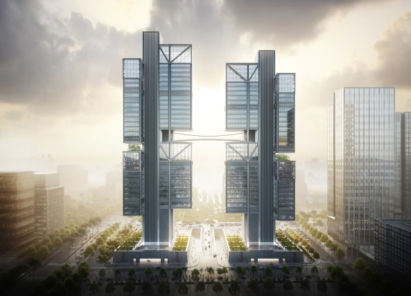 Foster + Partners, Shenzen, Hochhaus, DJI, Dajiang innvoation headquarter