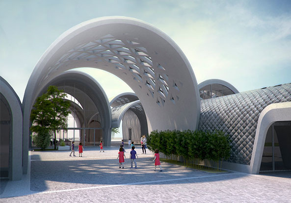 Zaha Hadid Architects planen Grundschule in China