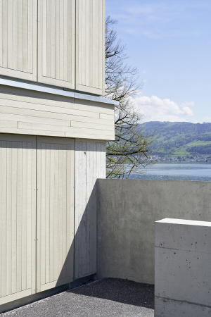 Zrichsee, Wohnhaus, Holz, Fassade, Fensterlden, Winzerhaus