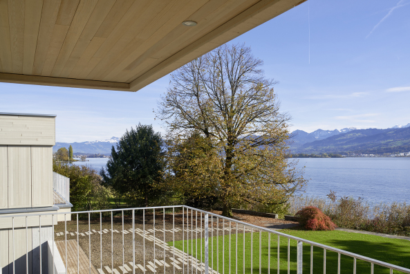 Z�richsee, Wohnhaus, Holz, Fassade, Fensterl�den, Winzerhaus