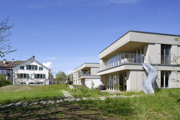 Zrichsee, Wohnhaus, Holz, Fassade, Fensterlden, Winzerhaus
