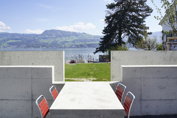 Zrichsee, Wohnhaus, Holz, Fassade, Fensterlden, Winzerhaus