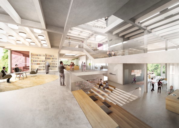 1. Preis: Richter Musikowski, Berlin, Innenperspektive