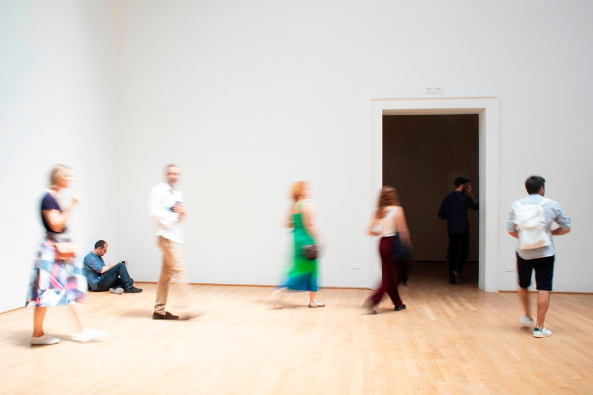 Ein leerer Raum als Freiraum, der f�r Veranstaltungen genutzt werden kann.Ein simples Konzept oder ein spannender Kommentar zum Brexit? Foto: Italo Rondinella