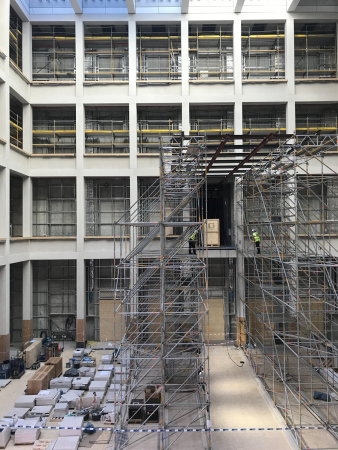 Baustellenbesuch im Humboldt Forum Berlin