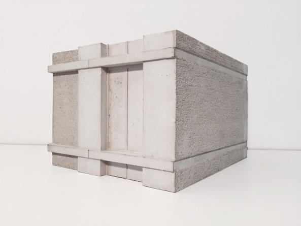 Detail-Gipsmodell Wohnhaus Chausseestrae