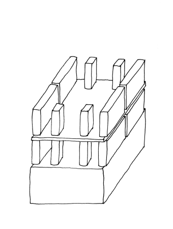 Strukturskizze Wohnhaus Chausseestrae