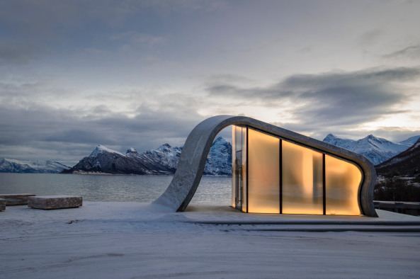 Rastplatz von Haugen/Zohar Architects in Norwegen