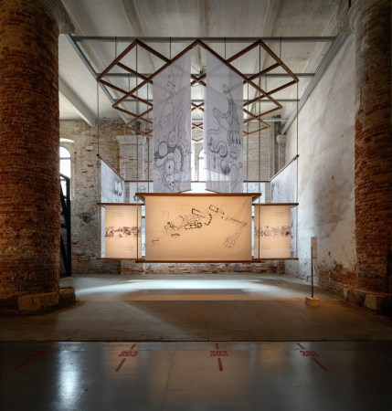 Etwas sakral inszeniert, aber sehenswert: Peter Rich Architects Skizzen und Pl�ne f�r Projekte zwischen Architektur und Landschaft in S�dafrika (81), Foto: Andrea Avezz�