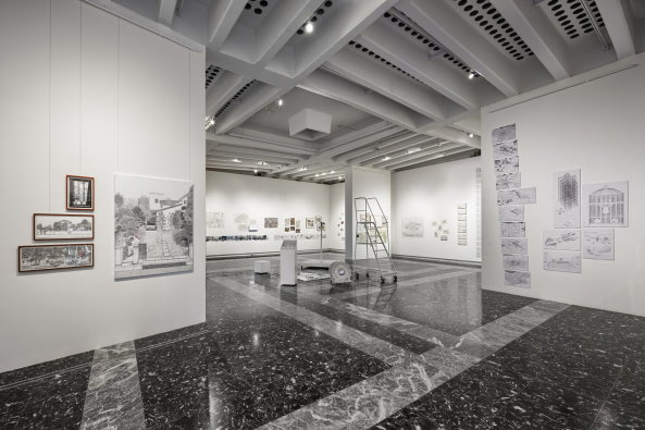 Blick in den Japanischen Pavillon in Venedig 2018