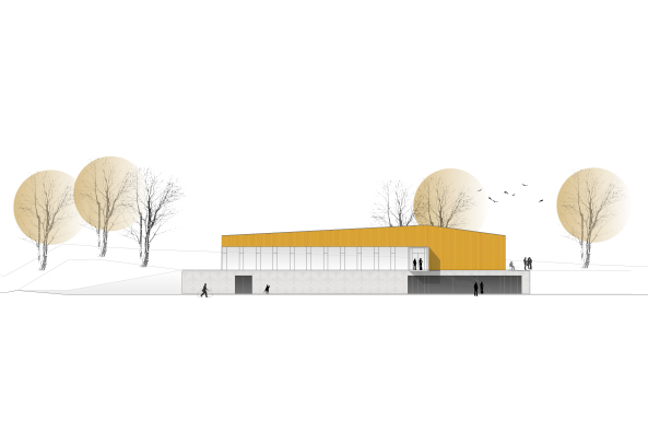 Sporthalle in Affing-Bergen von Schwinde Architekten