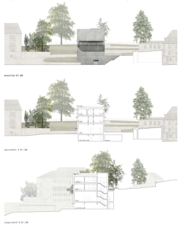 3. Preis: Naumann Wasserkampf Architekten (Weimar) mit r+b Landschaftsarchitektur (Dresden)
