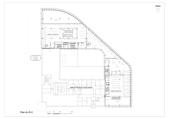 Unibibliothek, Erweiterung, Villetaneuse, Ropa Architecture, Paris