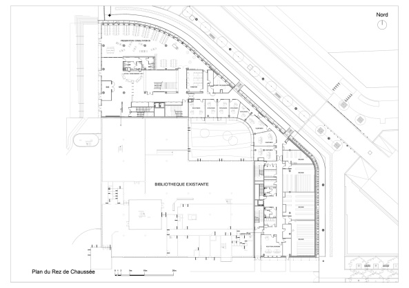 Unibibliothek, Erweiterung, Villetaneuse, Ropa Architecture, Paris