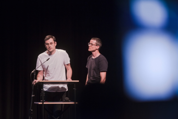 Einer von fnf Wettbewerbssiegern: Severin Zaugg und Damian Fopp, die die Arbeitsgemeinschaft Studio Europa (Mnchen) mit Fopp Zaugg (Zrich) vertraten.