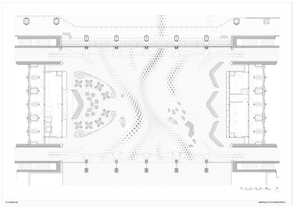 Grundriss des Atriums