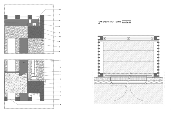 Brenac Gonzalez, Romainville, apartment complex, treehouse, Wohnanlage, Baumhaus