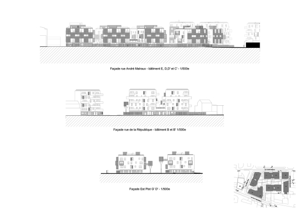Brenac Gonzalez, Romainville, apartment complex, treehouse, Wohnanlage, Baumhaus