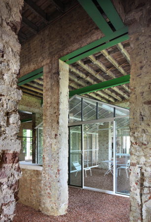 Innen und Auen ist hier nur noch schwer voneinander zu trennen.