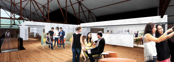 Ziegelfabrikumbau von LGA Architectural Partners