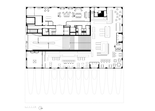 Zuidblok Grundriss Erdgeschoss