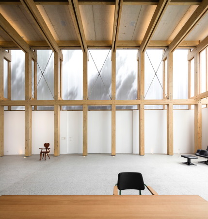 Der Innenraum ist 7,50 Meter hoch.