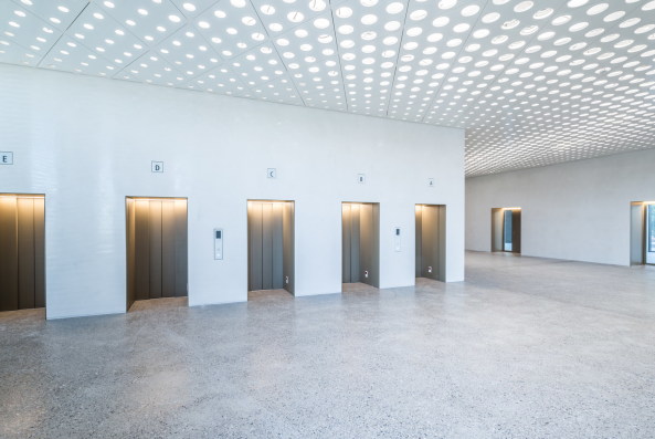 Solares Brohochhaus von Burckhardt+Partner in Basel