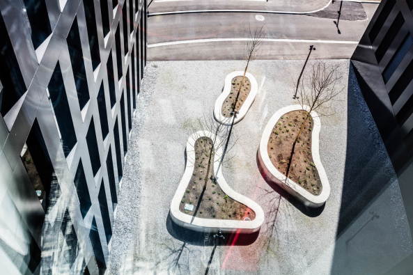 Solares Brohochhaus von Burckhardt+Partner in Basel