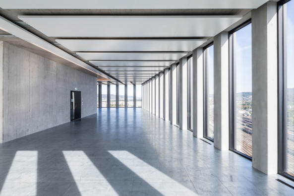 Solares Brohochhaus von Burckhardt+Partner in Basel