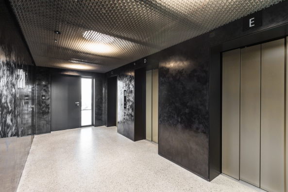 Solares Brohochhaus von Burckhardt+Partner in Basel