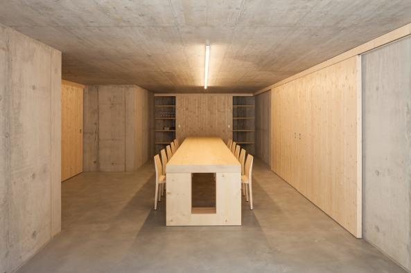 Wohnhaus in den Schweizer Alpen