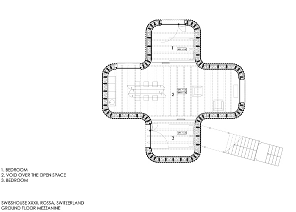Grundriss Erdgeschoss Mezzanine