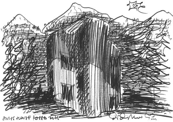 Wohnhaus in den Schweizer Alpen