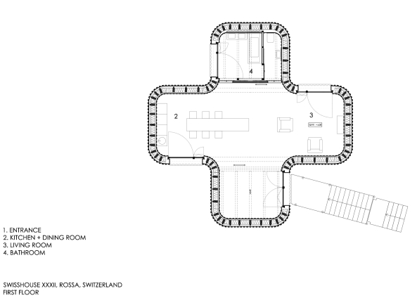 Grundriss erster Stock