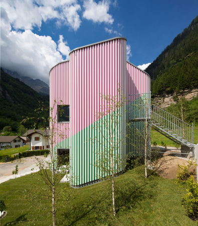 Wohnhaus in den Schweizer Alpen