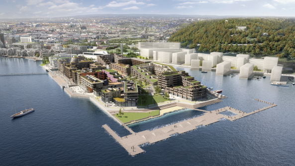 Urbaner Badespa: Seebad in Oslo von LPO arkitekter, hier in der Visualisierung