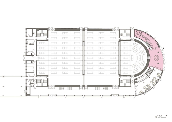 Umbau Empfangsbereich der Berliner Schaubhne von Barkow Leibinger