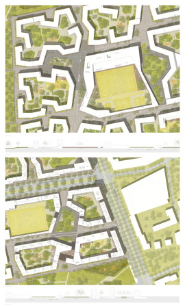 3. Preis fr 03 Architekten und Studio B Landschaftsarchitektur, Plandetails
