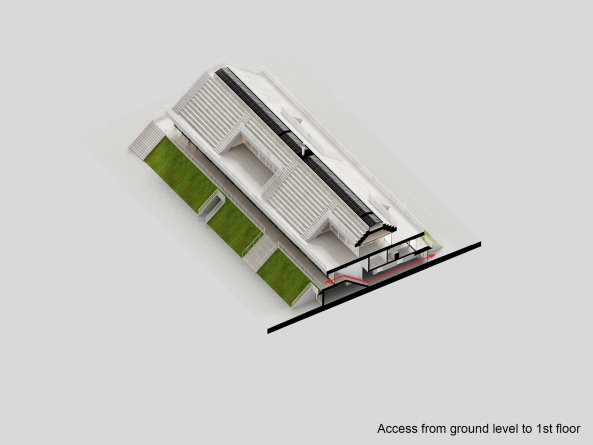 Verbindung Erdgeschoss und 1. Obergeschoss