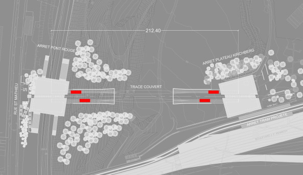 Beiler Fran�ois Fritsch, Luxtram, Luxemburg Kirchberg, Pfaffenthal-Kirchberg, Funicular, Stra�enbahn