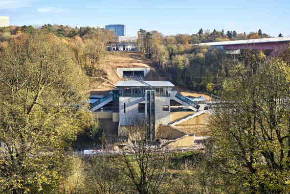 Beiler Franois Fritsch, Luxtram, Luxemburg Kirchberg, Pfaffenthal-Kirchberg, Funicular, Straenbahn