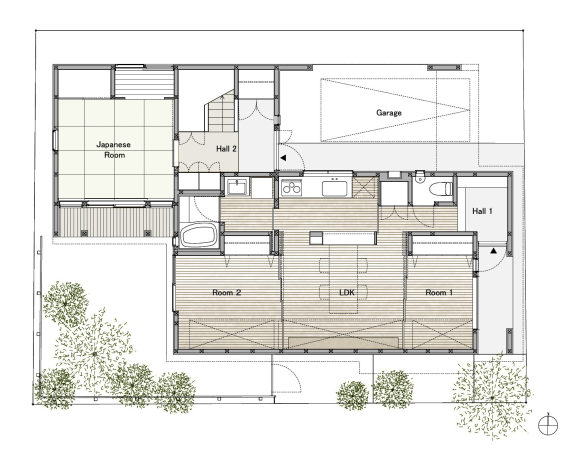 Grundriss Erdgeschoss
