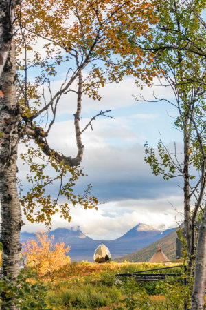 Das Ei auf Tour, hier in Bjrklinden.