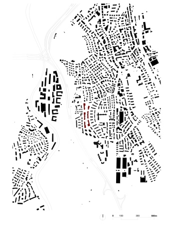 Wohnanlage, Wohn�berbauung, housing, Meier Hug Architekten, Z�rich, gr�ner Innenhof