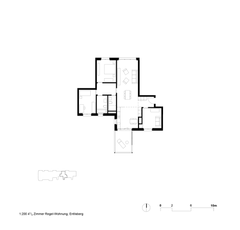 Wohnanlage, Wohnberbauung, housing, Meier Hug Architekten, Zrich, grner Innenhof