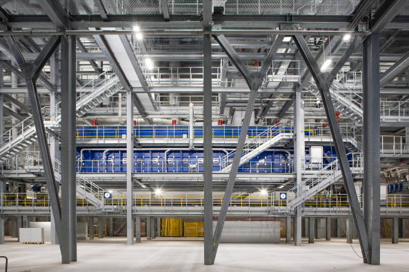 Fabrikgebude in Osoppo von Studio Valle Architetti