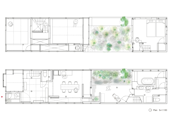 Grundriss nach dem Umbau